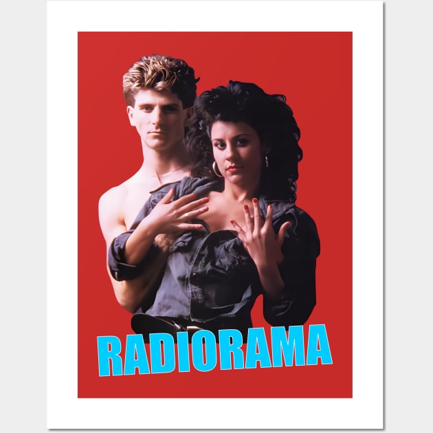 Radiorama - Italo Disco Wall Art by wildzerouk